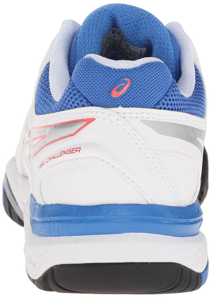 ASICS Women's Gel-Challenger 10 Tennis Shoe, White/Silver/Powder Blue,5 M US [product _type] ASICS - Ultra Pickleball - The Pickleball Paddle MegaStore
