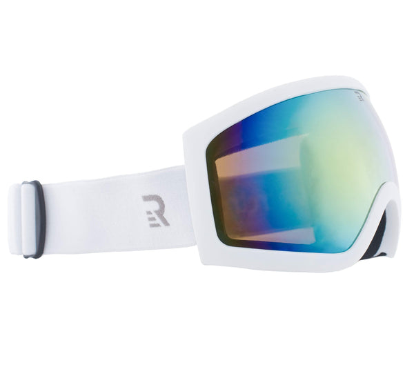 Retrospec Traverse G1 Ski, Snowboard, and Snowmobile Goggles, White/Citrine