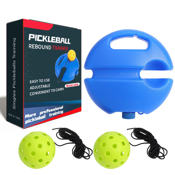 Match Buddy Pickleball Trainer, Matchbuddy Pickleball Trainer, Sportastic Pickleball Match Buddy, Match Buddy Tennis Trainer, Pickleball Training Tool for Exercise Sport (Green 1Pcs+2ball)