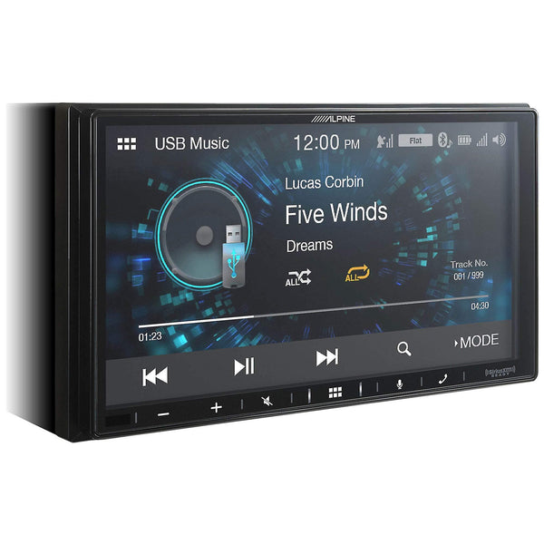 Alpine ILX-W650 Digital Multimedia 7 Inch Screen Mechless Bluetooth Car Receiver