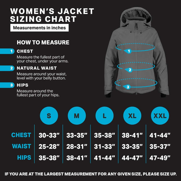 Wildhorn Frontera Premium Womens Ski Jacket - Designed in USA - Insulated Waterproof & Windproof Snow Jacket