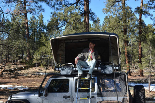 Raptor Series 100000-126800 Jeep Truck SUV Camping Rooftop Tent w/Ladder - OFFGRID Voyager