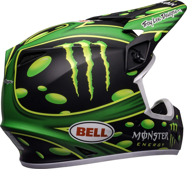 Bell MX-9 MIPS Off-Road Motorcycle Helmet (Showtime Replica Matte Black/Green, Medium)