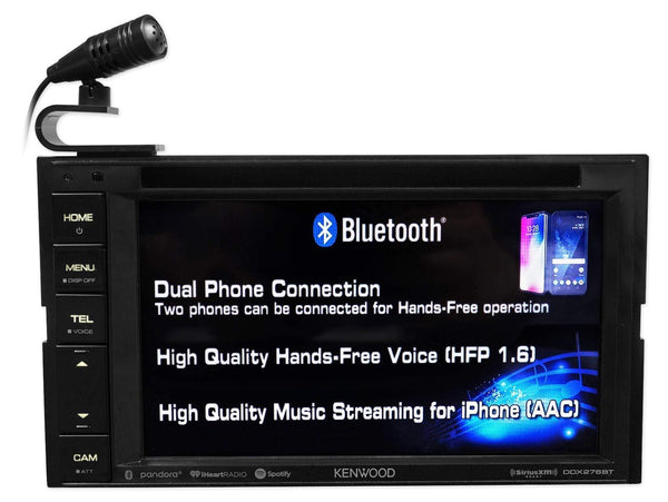 Kenwood DDX276BT 6.2" in-Dash Car DVD Monitor Bluetooth Receiver w/USB (Renewed