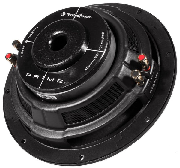 (2) Rockford Fosgate R2SD4-10 10" 800 watt Prime R2 Dual 4 Ohm Voice Coil Shallow Subwoofers