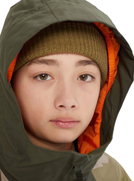 Burton Boys' Game Day Jacket, Three Crowns Camo, Large