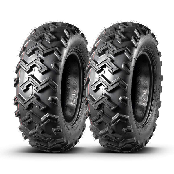 MaxAuto ATV/UTV Tires 24x8-12 24x8x12 6 Ply Tubeless,2 Set