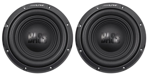 (2) Alpine W12S4 12" 1500 Watt Peak 500 Watt RMS 4-Ohm Car Audio Subwoofers Subs