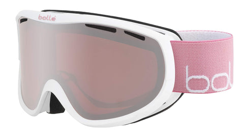 bollé Sierra Snow Goggles Shiny White & Pink Women's Small/Medium