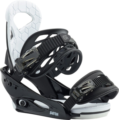 Burton Smalls Snowboard Bindings Black Kids 1Sz (4k-7k)