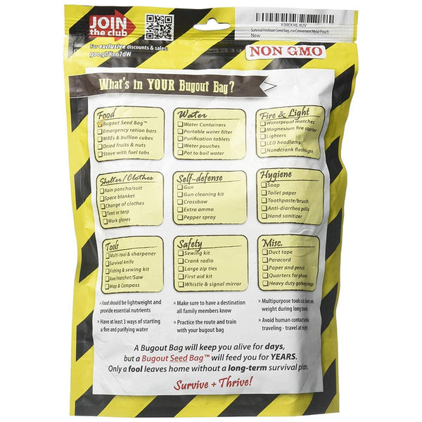 22,000 Non GMO Heirloom Vegetable Seeds, Survival Garden, Emergency Seed Vault, 33 VAR, Bug Out Bag - Beet, Broccoli, Carrot, Corn, Basil, Pumpkin, Radish, Tomato, More