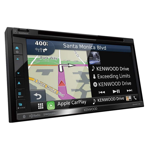 Kenwood DNX574S 2-Din AV Navigation System with Bluetooth & HD Radio