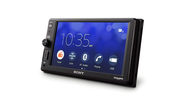 Sony XAV-AX1000 6.2" Compatible with CarPlay Media Receiver (No CD) with Bluetooth, Includes Rear View Camera