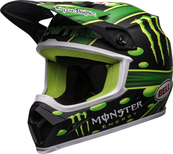 Bell MX-9 MIPS Off-Road Motorcycle Helmet (Showtime Replica Matte Black/Green, Medium)