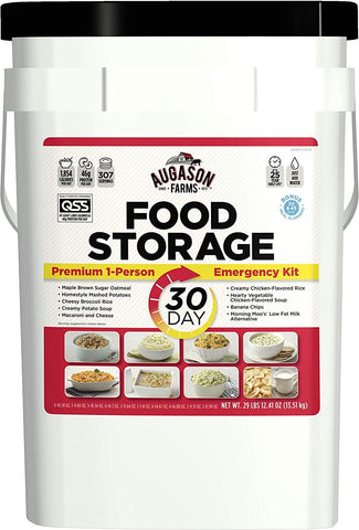 Augason Farms 30-Day Emergency Food Storage Supply 29 lb 4.37 oz 8.5 Gallon Pail (Pack of 1)
