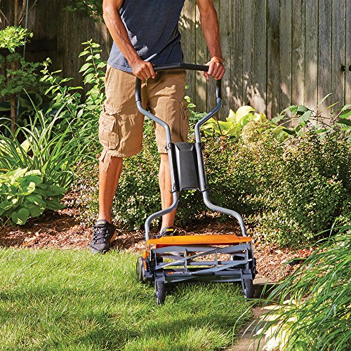 Fiskars StaySharp Max Reel Mower, 18 Inch (362050-1001),Black