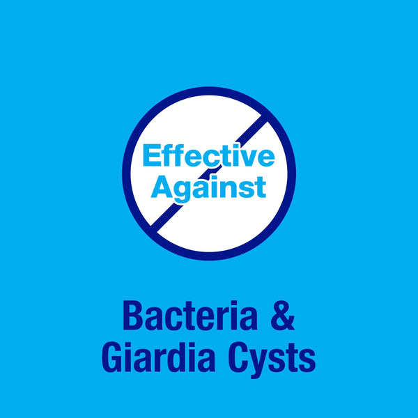 Potable Aqua Water Purification Tablets With PA Plus - Two 50 count Bottles