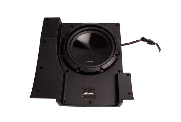 Alpine SBV-10-WRA 10-Inch Subwoofer for 2007-2018 Jeep Wrangler with S-A60M Amplifier, Wire kit
