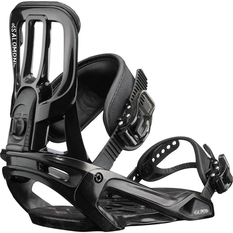 SALOMON Pact Snowboard Bindings Black Mens Sz L (10-14)