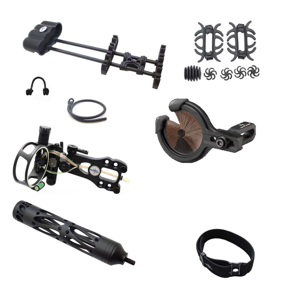 Southland Archery Supply SAS Feud 70 Lbs Compound Bow Target Field (Camo with Pro Package) (Black with Pro Package)