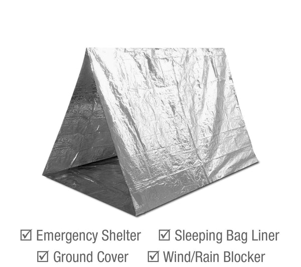 Swiss Safe Emergency Mylar Thermal Blankets (4-Pack) + Bonus Signature Gold Foil Space Blanket: Designed for NASA, Outdoors, Hiking, Survival, Marathons or First Aid