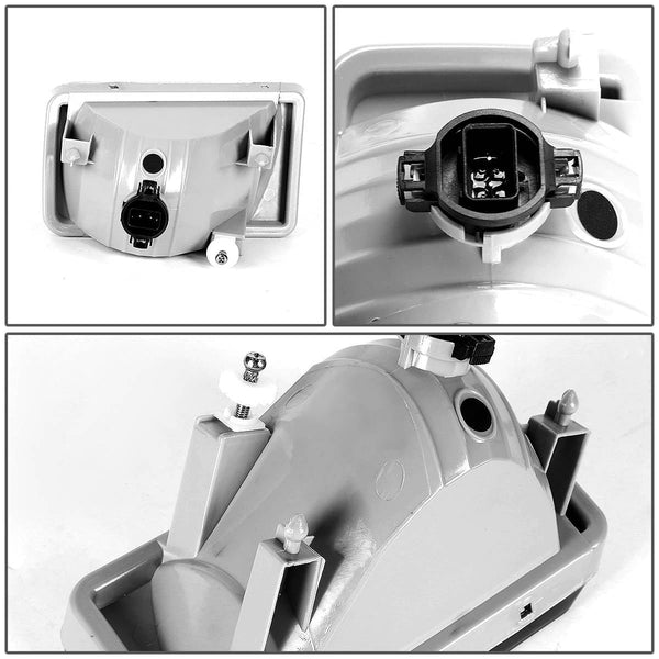 Chevy/GMC GMT900 Truck Pair of Bumper Driving Fog Lights (Chrome1)