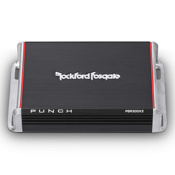 Rockford Fosgate PBR300X2 Punch 300 Watt 2 Channel Boosted Rail Amplifier