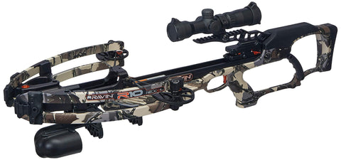 Ravin R10 Crossbow Package with Illuminated 1.5-5x32mm Scope, Predator Camouflage