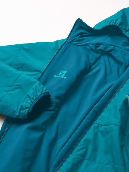 SALOMON Men's Drifter Mid Hoodie M, Fjord Blue, X-Large