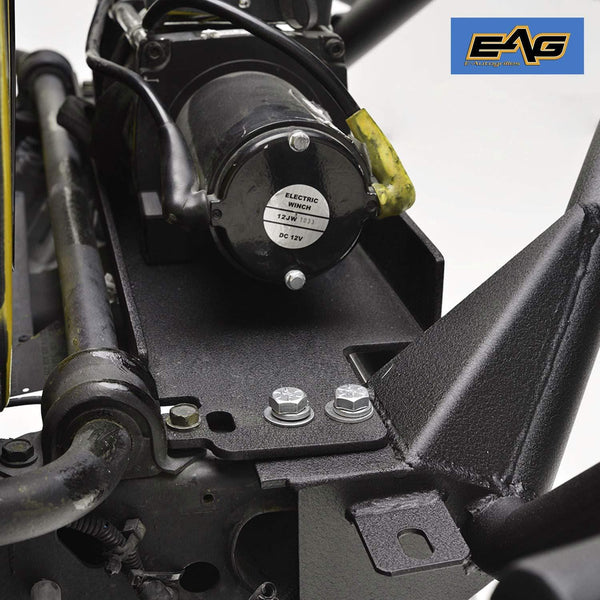 EAG Winch Mounting Plate - 12000 lbs Capacity Fit for 87-06 Jeep Wrangler TJ/YJ