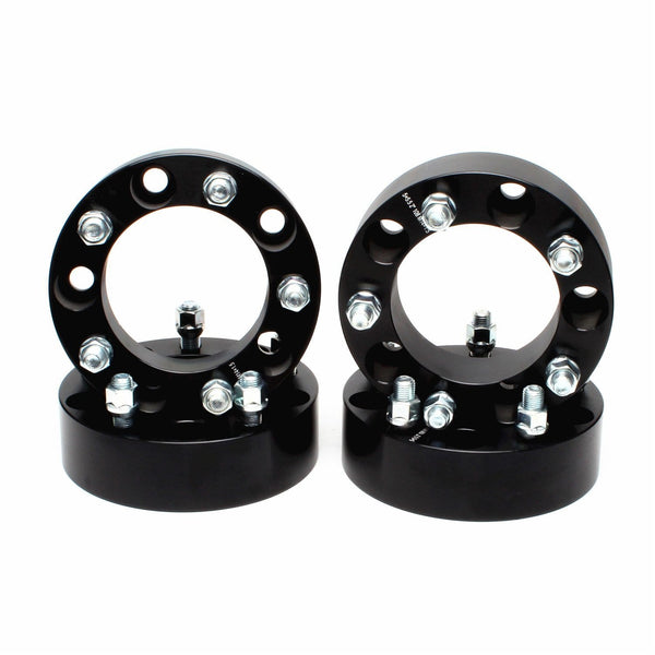 APL-032BK 4pcs 5x5.5 to 5x5.5 Bolt Pattern Hubcentric Wheel Spacers 2"(50mm) Thick with 14x1.5 Studs 108MM Hub Bore for Dodge Ram 1500 2012-2018 Black