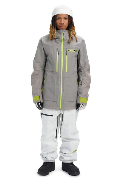 Burton Men's Men's Frostner Jacket, Sterling/Sterling Ripstop, Large