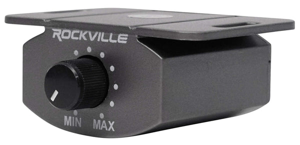 Rockville USS8 8" 600w Slim Under-Seat Powered Car/Truck Subwoofer Sub+Amp Kit