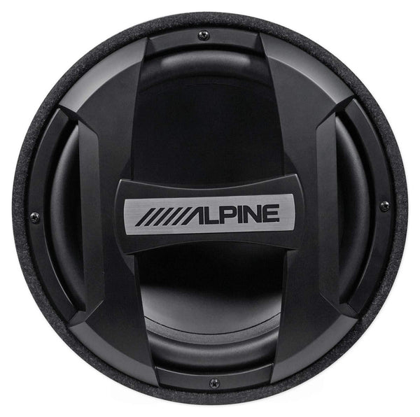 ALPINE SWT-S10 1200w 10" Car Subwoofer in Bass Tube Enclosure+7-Band Equalizer