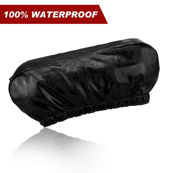 Seven Sparta Winch Cover Waterproof, Dust-Proof,Universal Winch Protective Cover for Electric Winches Up to 17500 Lbs, 24" W x 10" H x 7" D (Black)