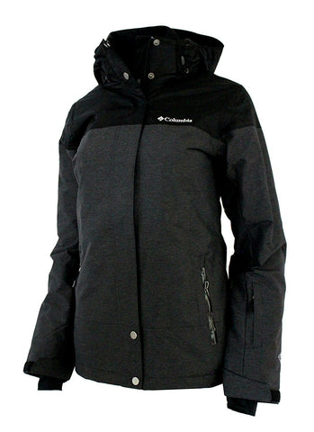 Columbia Womens Snowshoe Mauntain Insulated Jacket Black/Shark (LARGE)