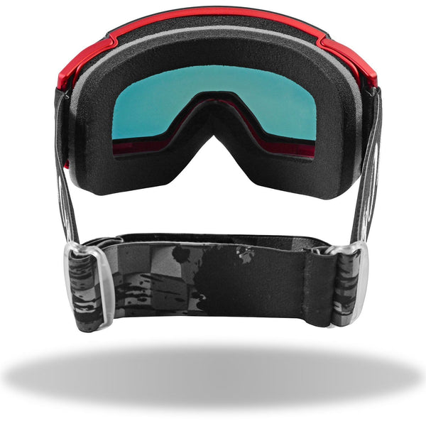 Fuel Optics High Performance Anti-Fog Ski and Snowboard Goggles with Magnetic Quick Change Lens | Helmet Compatible with Extra Long Adjustable Strap - Red