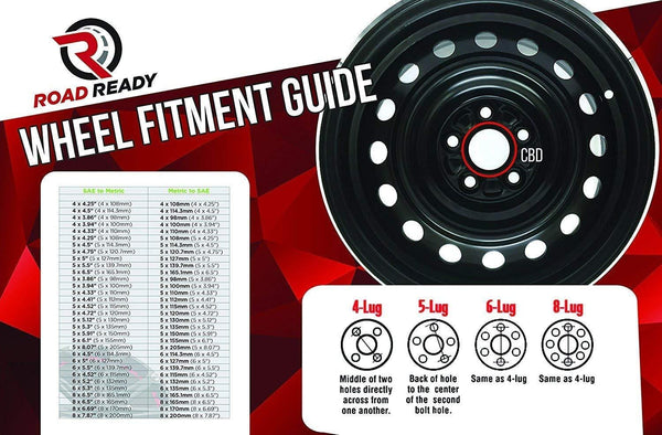Road Ready Car Wheel For 08-18 Dodge Ram 4500 Ram 5500 19.5 Inch 10 Lug Steel Rim Fits R19.5 Tire - Exact OEM Replacement - Full-Size Spare