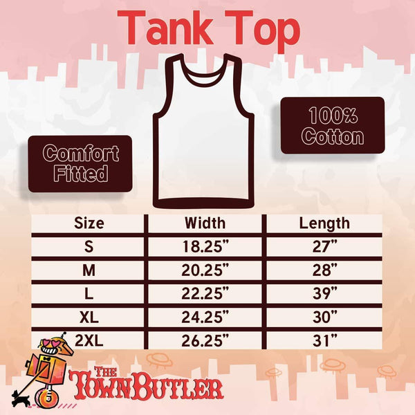 The Town Butler #Trice - A Soft & Comfortable Hashtag Men's Tank Top, Green, XX-Large