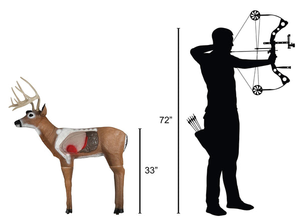 Delta Archers Choice Real-World Buck 3D Archery Target