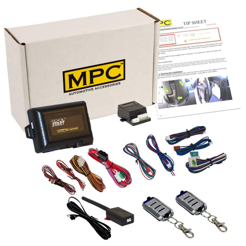 MPC Complete 4-Button Remote Start Keyless Entry Kit for 2002-2004 Ford F-250 - Firmware Preloaded