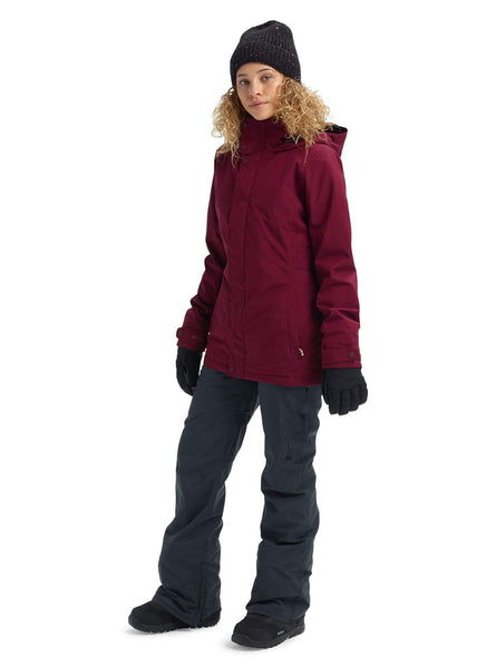 Burton Womens Jet Set Jacket, Port Royal Heather New, Small