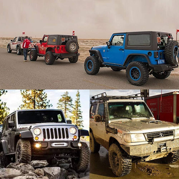 ORCISH IP67 Waterproof 12V Steel Cable Electric Jeep Truck Winch 13000 lb.Load Capacity