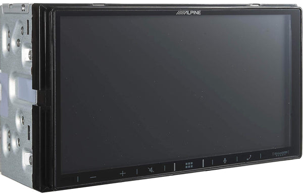 Alpine iLX-W650 Compatible with CarPlay & Android Auto - Includes Back up Camera and License Plate Frame