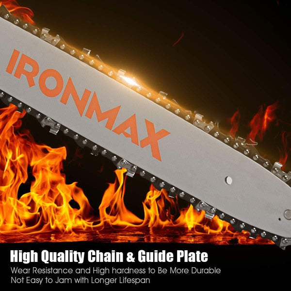 Goplus Corded Electric Chainsaw, 16-Inch 13 Amp Compact Chain Saw with Blade Cover, 340 ml Visible Oil Tank, Soft Handle, Automatic Oil Lubrication and Tool-Free Tension Chain System