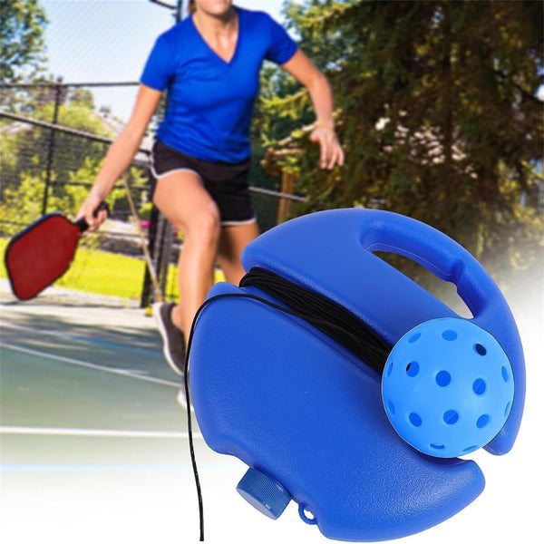 Matchbuddy Pickleball Trainer, Pickleball Trainer Rebound Ball with String, Pickleball Trainer, Rebound Practice Ball with 40 Holes Pickleball Ball, Pickleball Trainer Ball with String (Green)