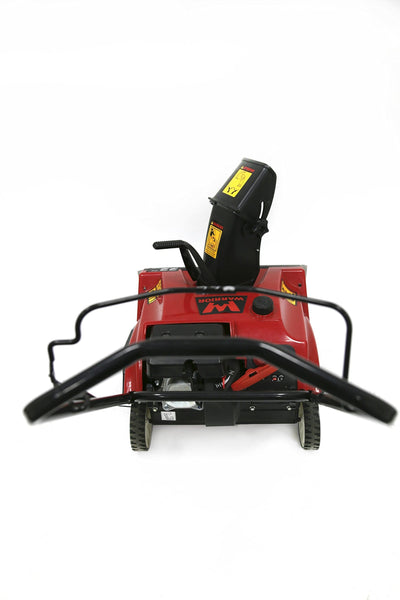 Warrior Tools America WR67436N Single Stage Hand Push Snow Blower, 196cc/22, Red