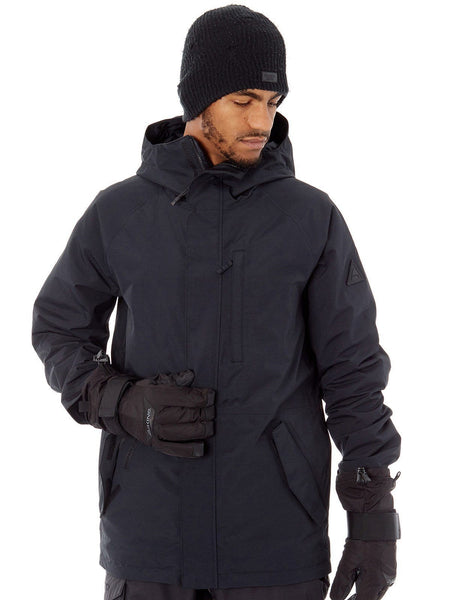 Burton Men's Gore-Tex Radial Snowboard Jacket (True Black, Small)