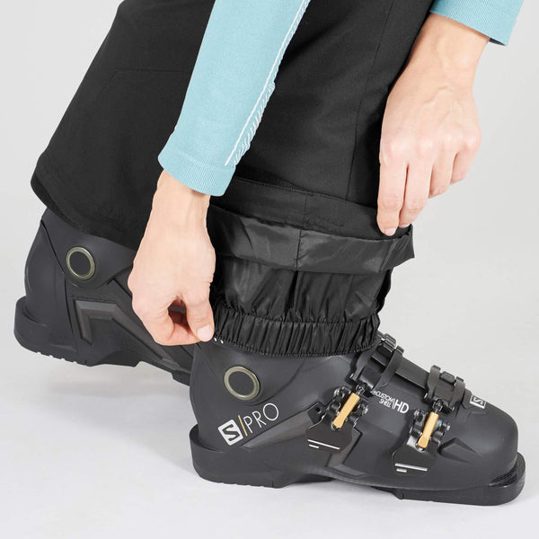 SALOMON StormSeason Ski Pants Black Womens Sz L