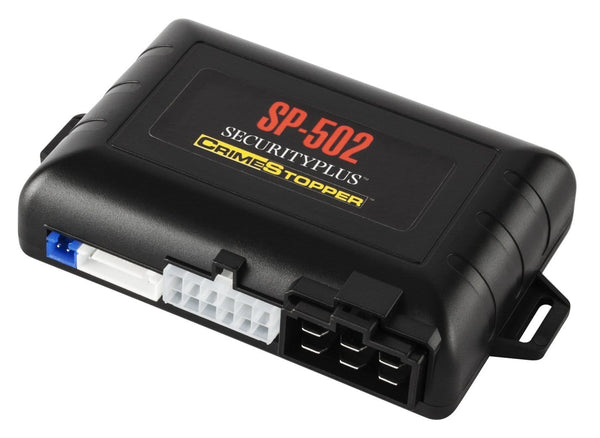 Crimestopper SP-502 2-Way LCD Paging Combo Alarm, Keyless Entry and Remote Start System with Rechargeable Remote